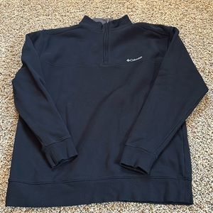 Men’s large black Columbia quarter zip